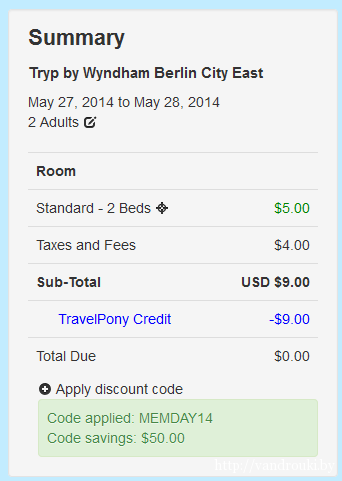 50 USD niby od 500 USD Booking TravelPony